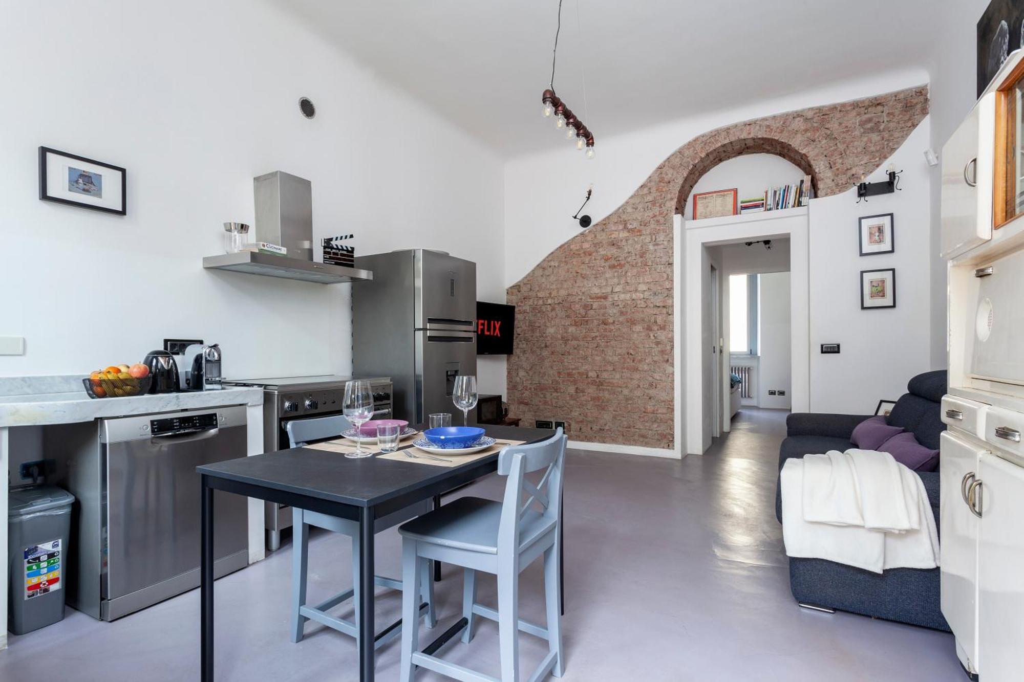Stylish Industrial Flat Apartman Milánó Kültér fotó